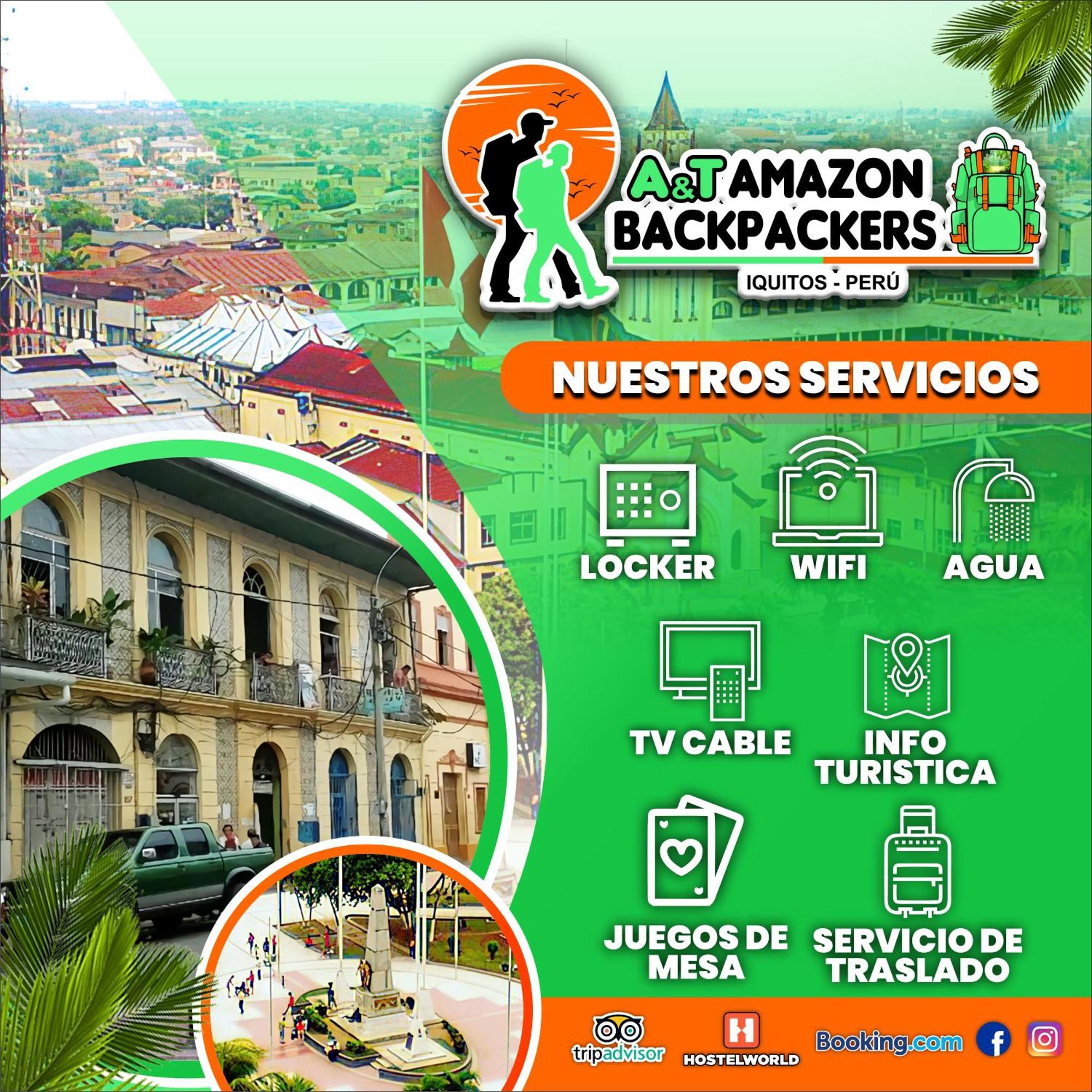 A&T Amazon Backpacker'S Bed and Breakfast Iquitos Buitenkant foto