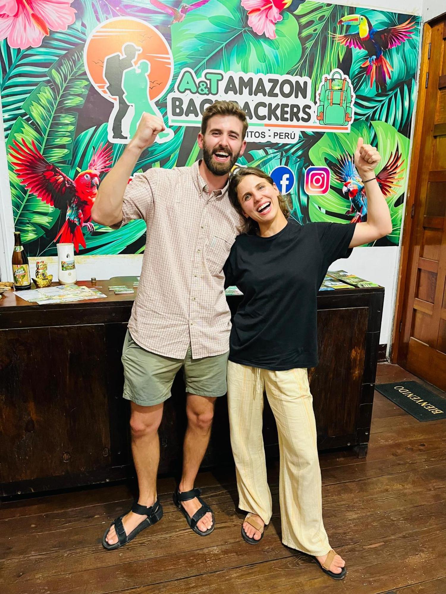 A&T Amazon Backpacker'S Bed and Breakfast Iquitos Buitenkant foto